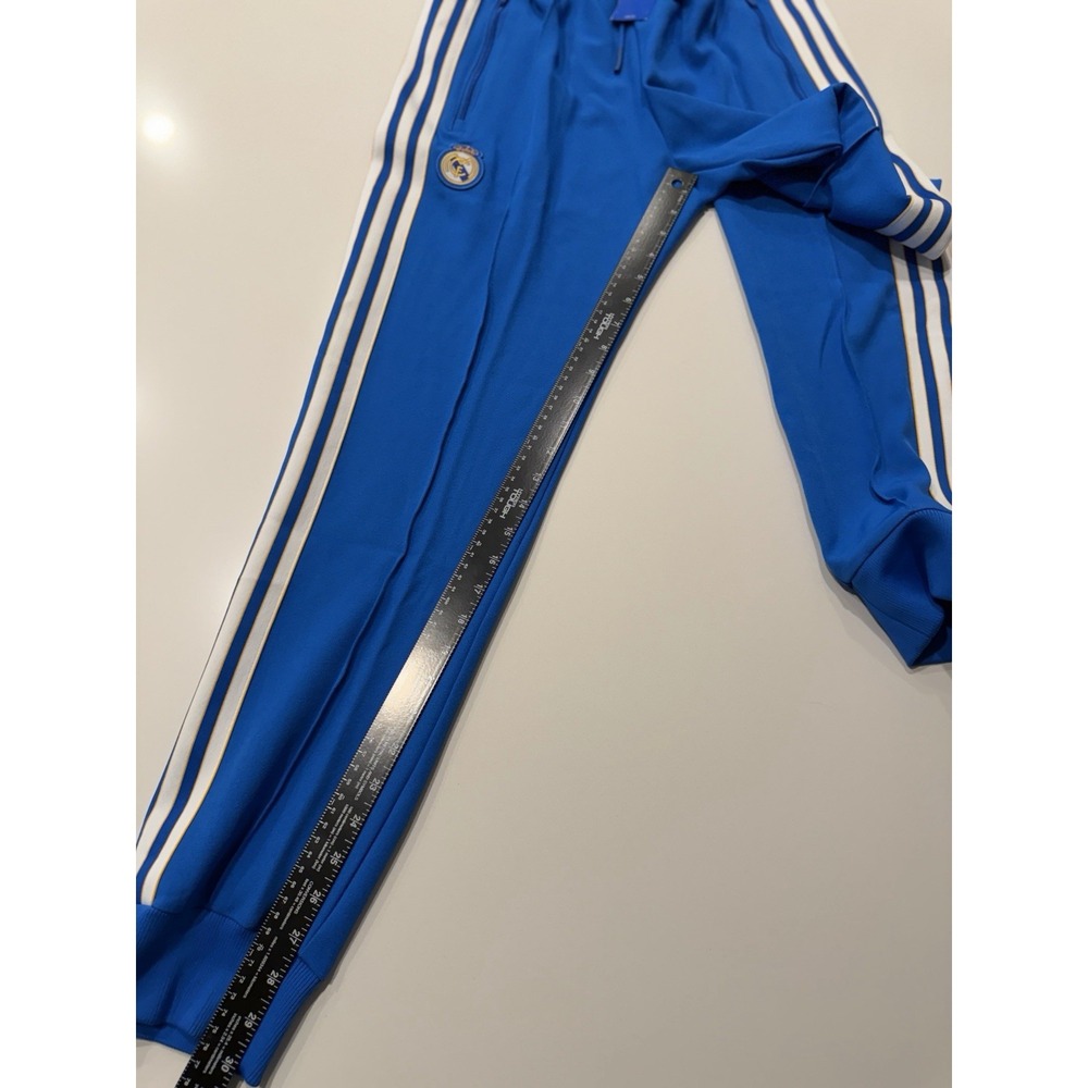 Adidas Real Madrid Terrace Icons Track Pants JN3057 Mens Medium Blue NWT - Picture 6 of 11